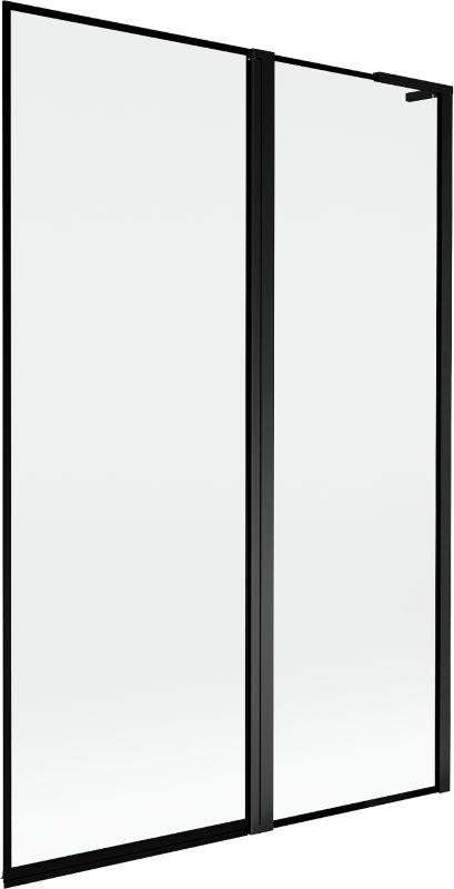 Parawan nawannowy Mexen Mist L czarny 120 x 150 cm 2-skrzydłowy - 8A9L-120-011-70-70-P 1 szt.