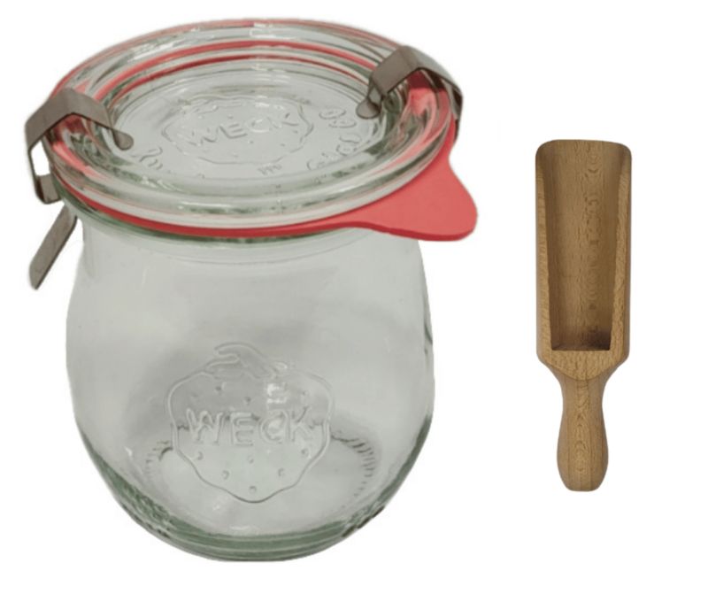 Słoik MODO24 Weck 220 ml fi 60 tulip szklane wieko gumka 1 kpl.