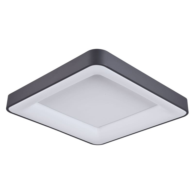 Plafon Italux Giacinto czarno-biały LED 50W 3000K 2750lm IP20 wym: 6 x 60 x 60 cm akryl - 1 szt.