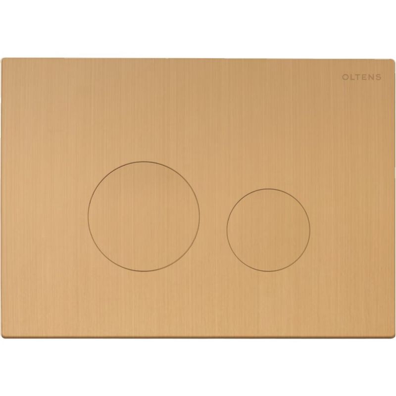 Przycisk spłukujący WC Oltens Lule złoto szczotkowane 3/6 l tworzywo sztuczne 1 szt.