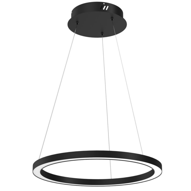Lampa sufitowa wisząca Milagro Galaxia czarno-biała wym: 100 x 50 x 50 cm wbudowany LED 26W 1 szt.