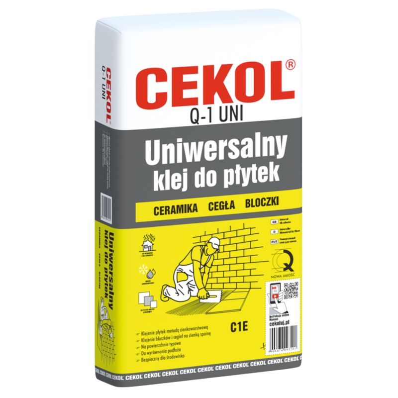 Uniwersalny klej do płytek Cekol Q-1 Uni 5 kg