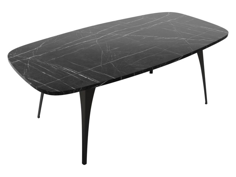 Stolik kawowy MIRJAN 24 Fabiola czarny/black pietra grigia 1 szt.