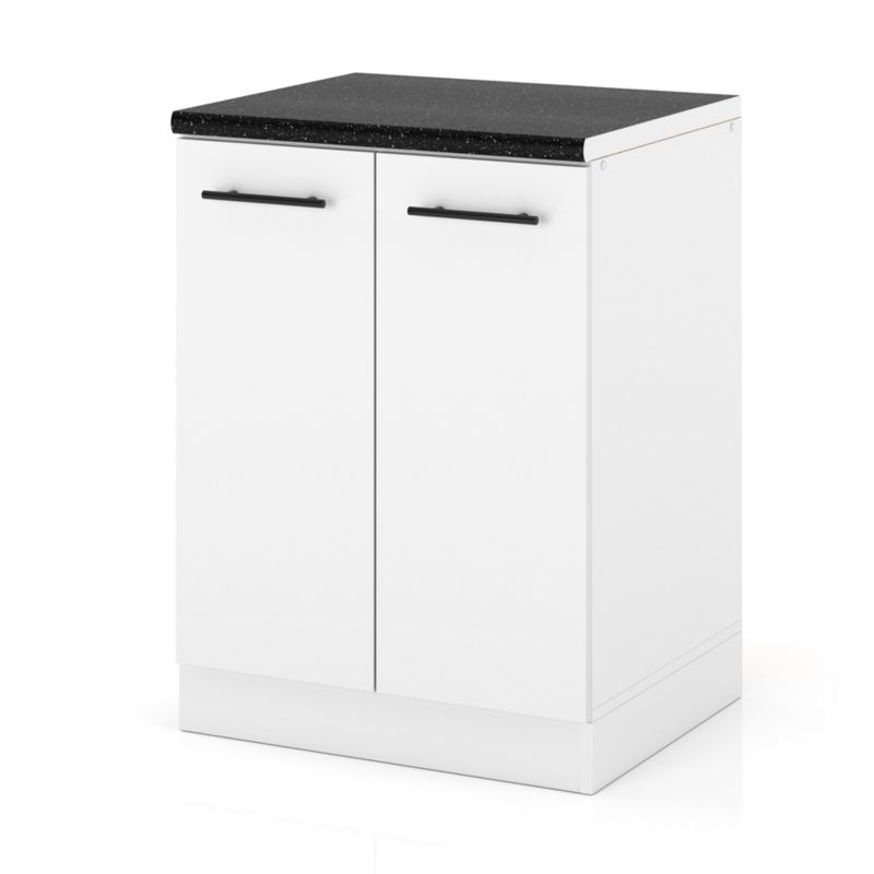 Szafka Kuchenna Hurtownia-Mebli Stojąca D60 sPremium 60cm Biały Mat Biały Mat 60x52x85 cm 1szt.