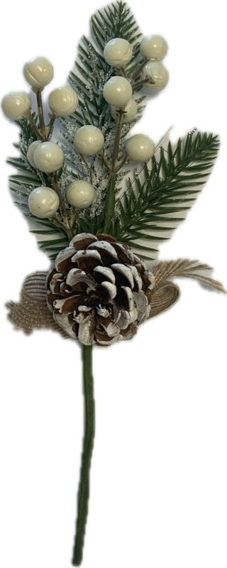 Pik śnieguliczki ze świerkiem 23 cm
