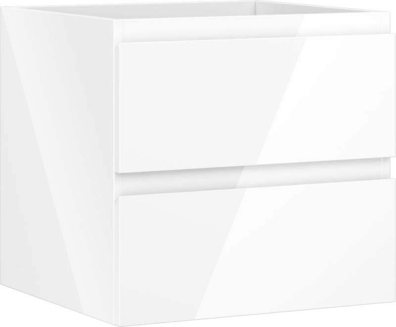 Szafka łazienkowa podumywalkowa Mexen Orio biała połysk 50x46x47 cm 2 szuflady 1 szt.