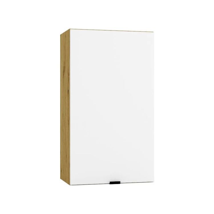 Szafka kuchenna wisząca Stolkar GIANNA W40 P/L biała alaska/dąb artisan 1 szt