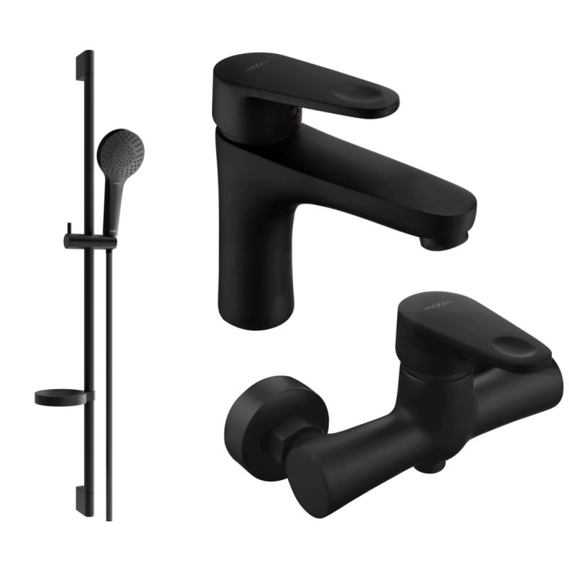 Zestaw prysznicowy Mexen Kama czarny 72504DS05-70 1 szt.