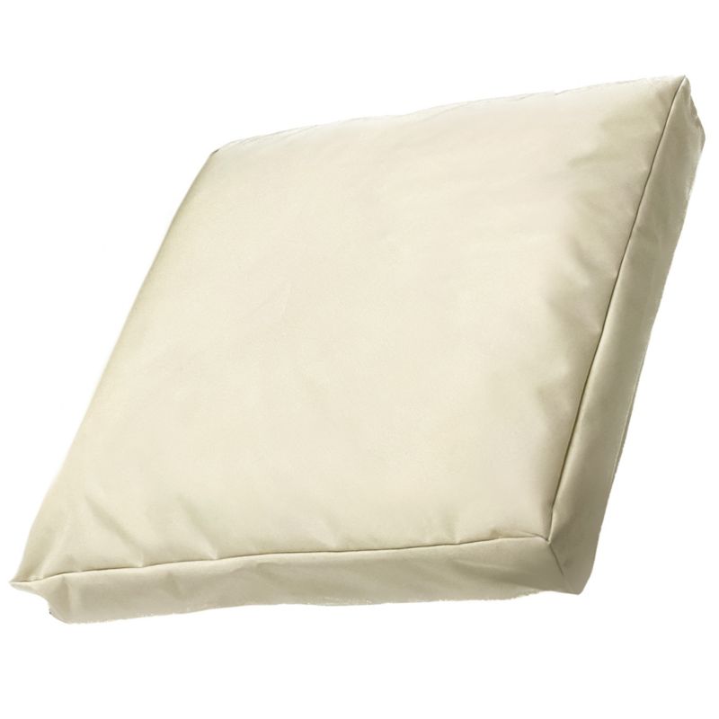 Poduszka Na Krzesło Siedzisko 60x60 EDANTI Z Zamkiem Wodoodporna Gruba Do Domu Ogrodu Beżowa 1 szt