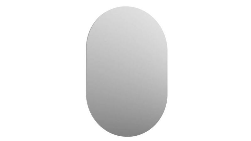 Lustro łazienkowe KROFAM HARMO 50 cm białe owalne 1 szt.