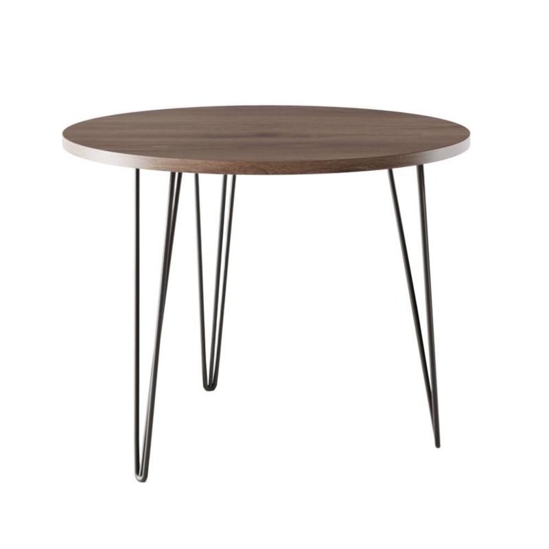 Stół KOLM okrągły fi 90 cm MIKA Dąb Czekoladowy 1szt.