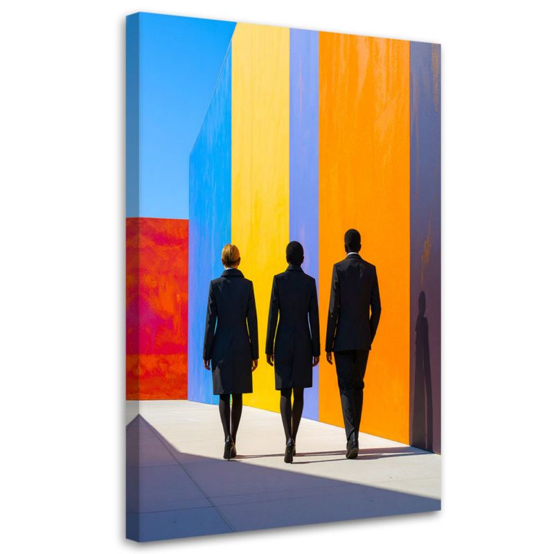 Obraz do salonu biura Feeby Postacie Ludzie Abstrakcja 40x60cm 1szt