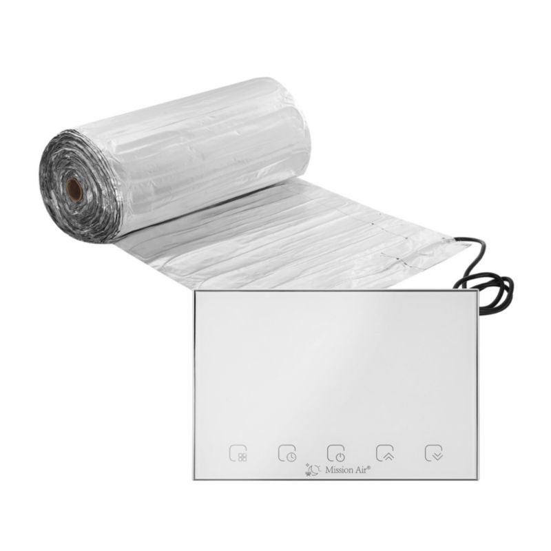 Zestaw mat grzewczych pod panele Mission Air MAL-160 15m² + Gemini Biały 1szt