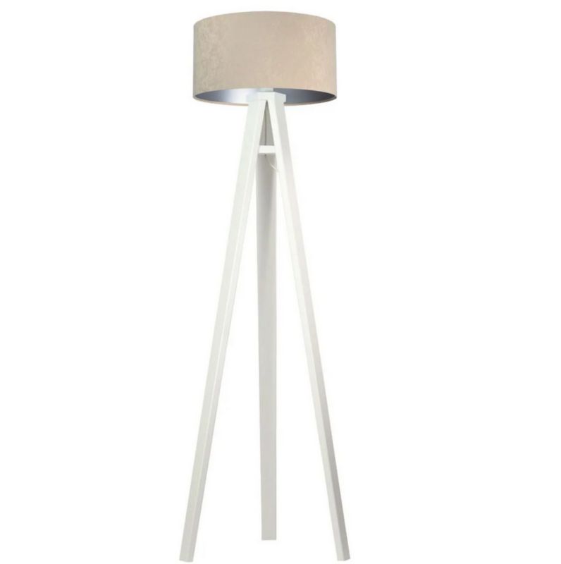 Lampa Bps Koncept stojąca HOME 40 beżowa/srebrna/biała 1 szt