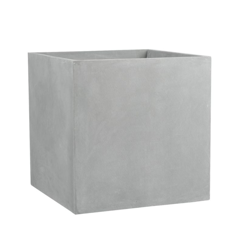 Doniczka Zadora Do Domu Ogrodu Z Włókna Szklanego D92D Szary beton 1 szt