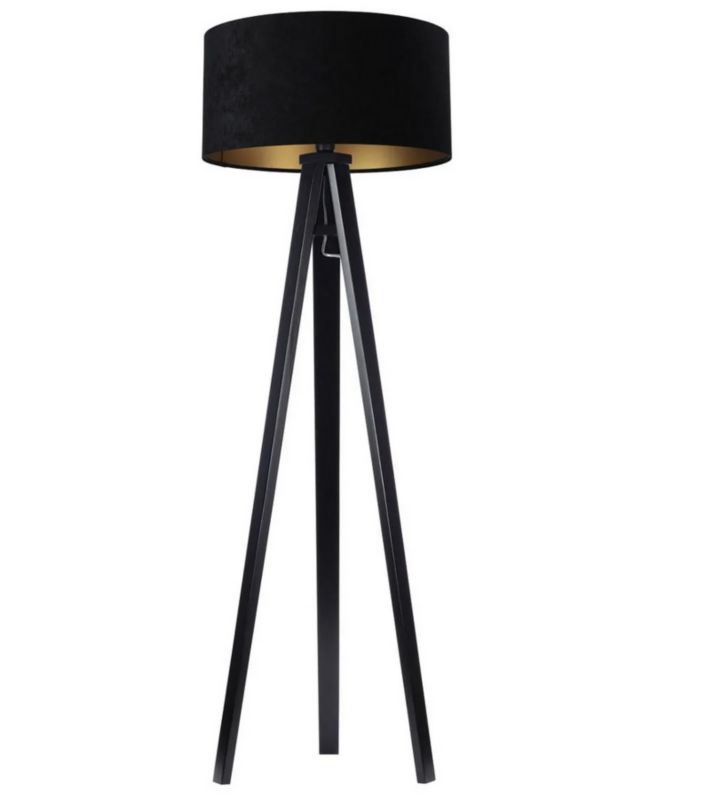 Lampa Bps Koncept stojąca HOME 50 czarna/złota 1 szt