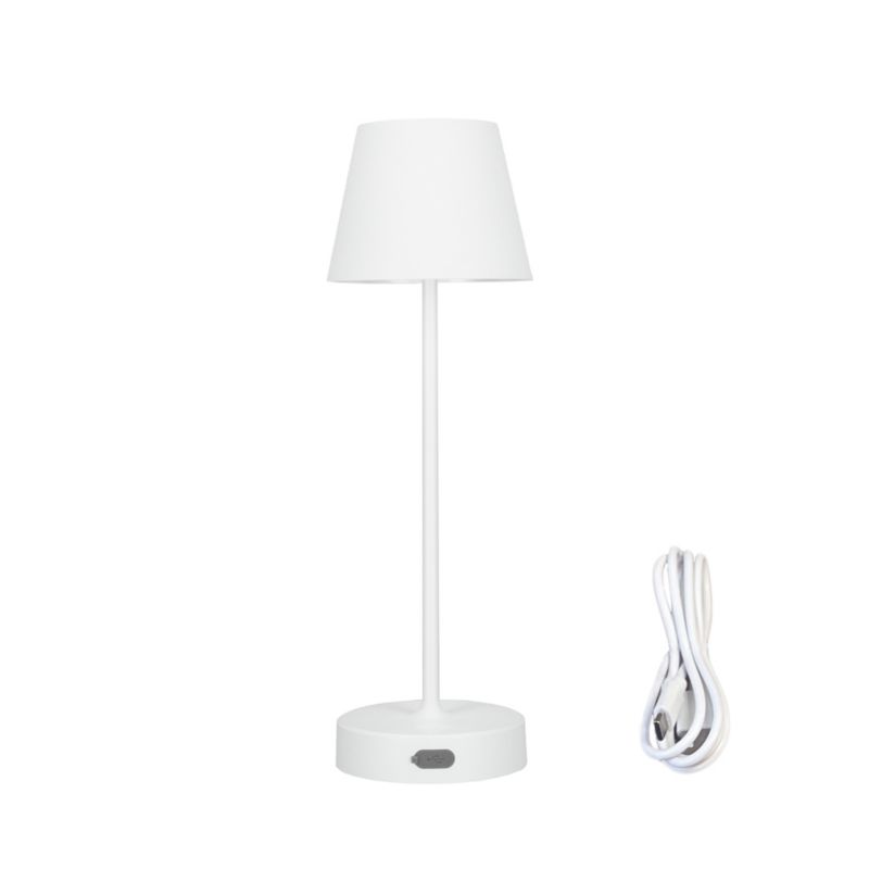 Lampka stołowa Edo Neli 2,7W LED biała z akumulatorem 2200mAh, IP54, barwa ciepła 200lm, 33cm, EDO777642 1 szt.