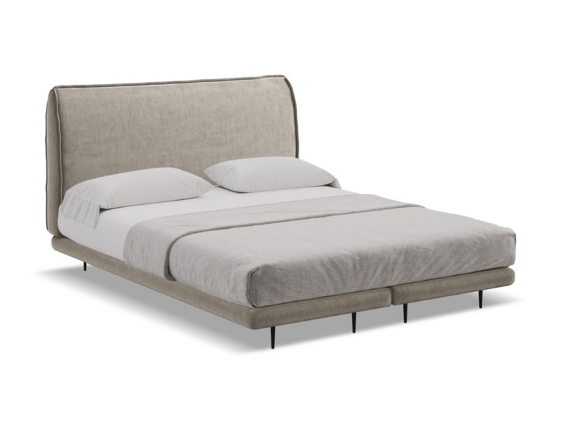 Łóżko LaMiaSofa Halia z weluru 180x200 kreci 1 szt.