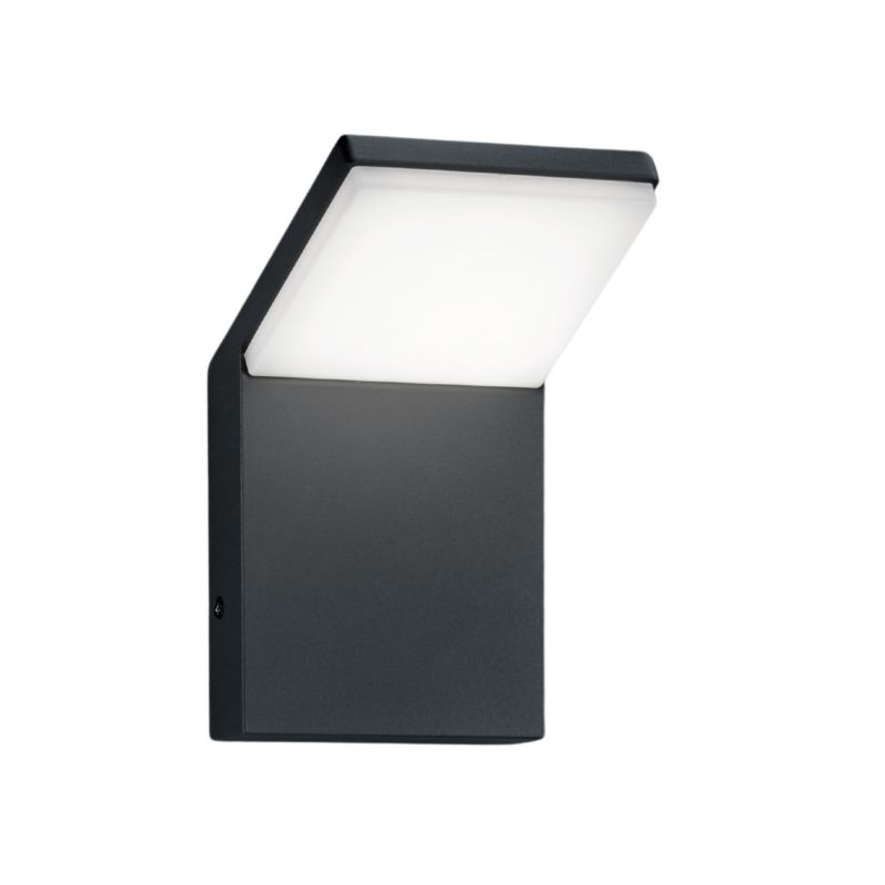 Kinkiet ścienny zewnętrzny Trio Pearl antracytowo-biały LED 9W 3000K 900lm IP54 wym: 16 x 10 x 10,5 cm aluminium - 1 szt.