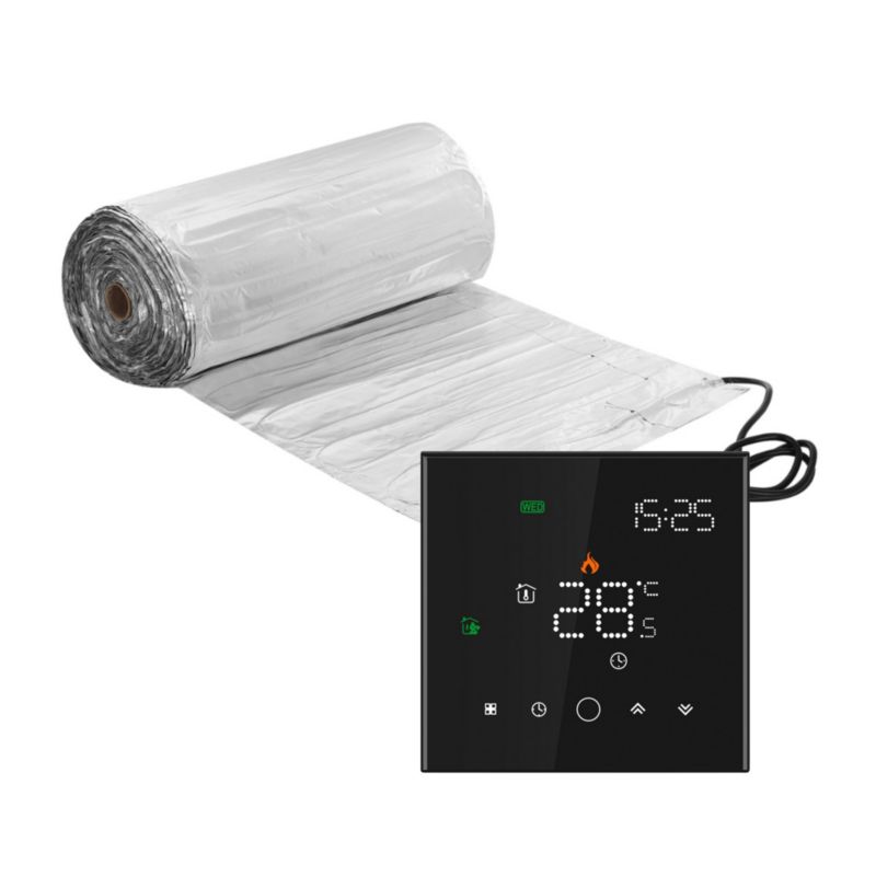 Zestaw mat grzewczych pod panele Mission Air MAL-160 9m²+Leo Czarny 1szt