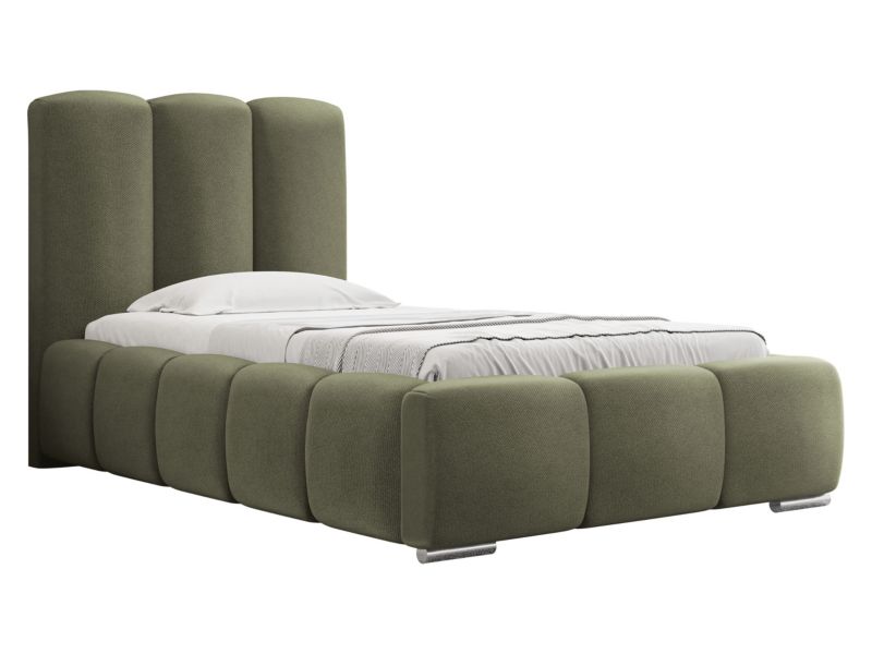 Łóżko tapicerowane MIRJAN 24 Wizko 90x200 khaki 1 szt.