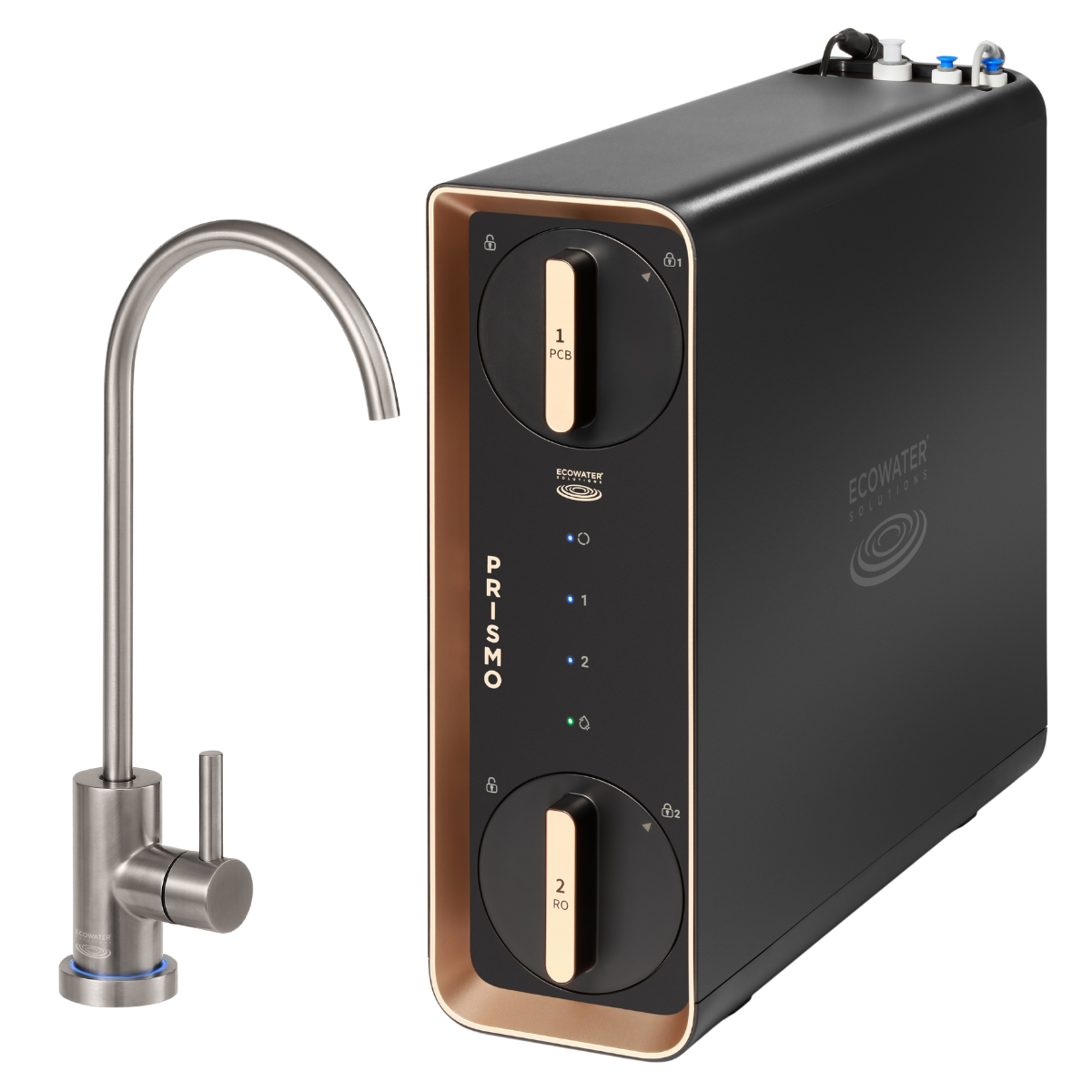 Filtr odwróconej osmozy bez zbiornika Ecowater PRISMO. Filtr osmotyczny pod zlew.