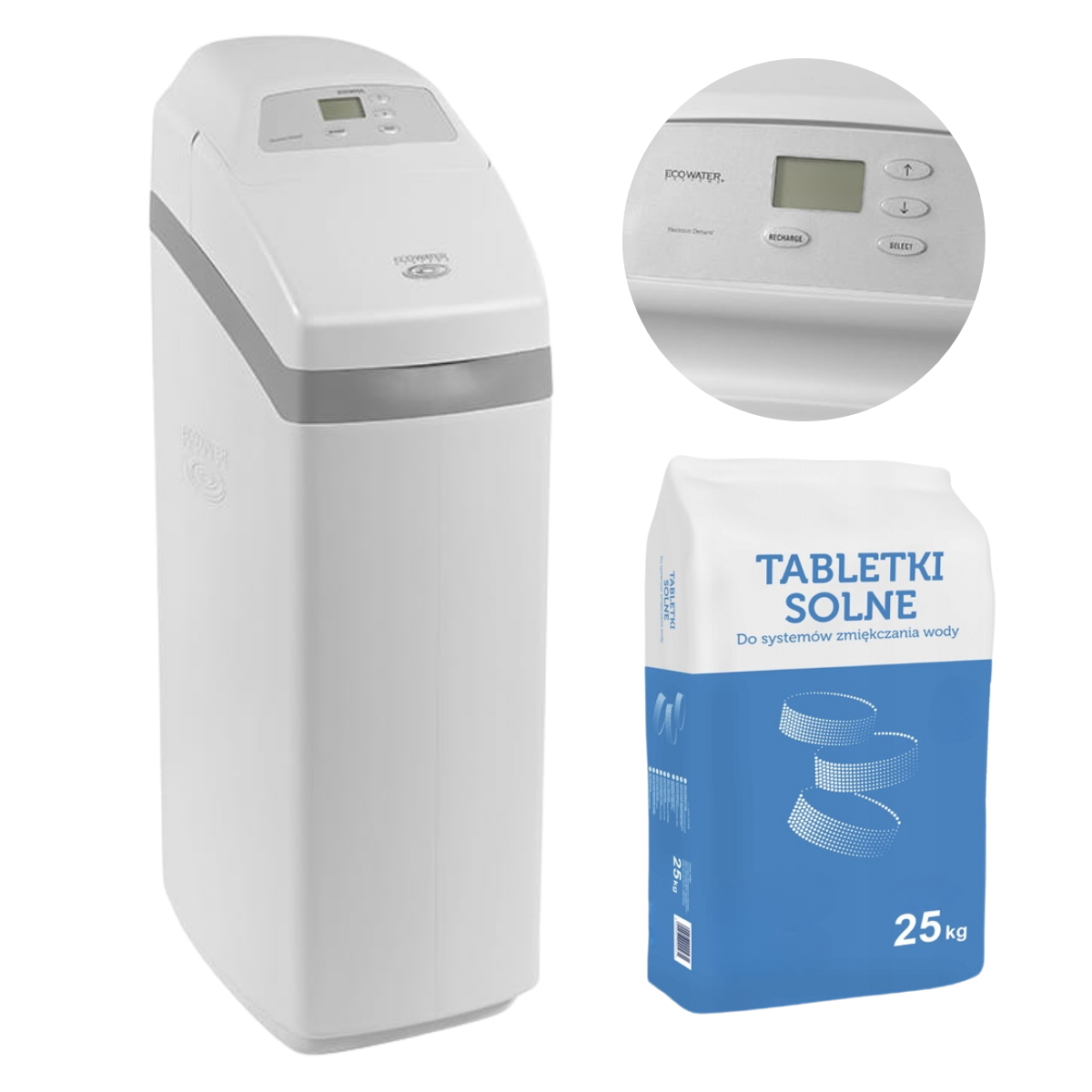 Ecowater Comfort 400 zmiękczacz wody. Pozbądź się kamienia z wody. Ekonomiczny zmiękczacz do wody. Dostawa i sól gratis!
