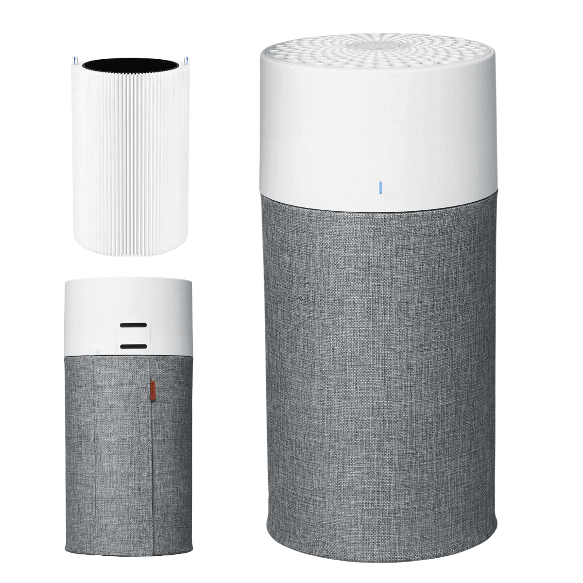 Blueair Blue 3210 oczyszczacz powietrza. Czujnik i wskaźnik jakości powietrza.