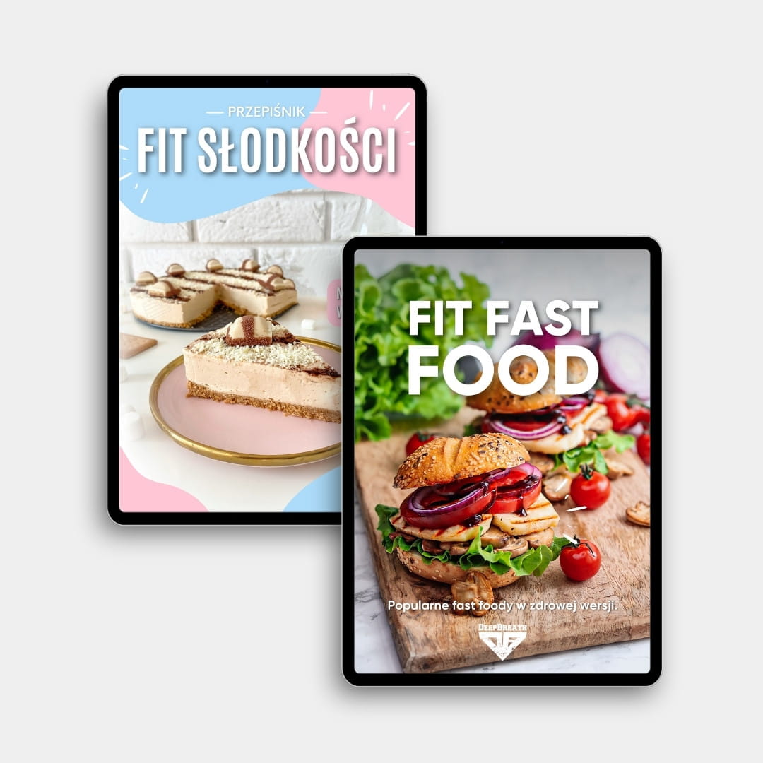 Zestaw Ebooków - Fit Fast Food + Fit Słodkości - Deep Breath