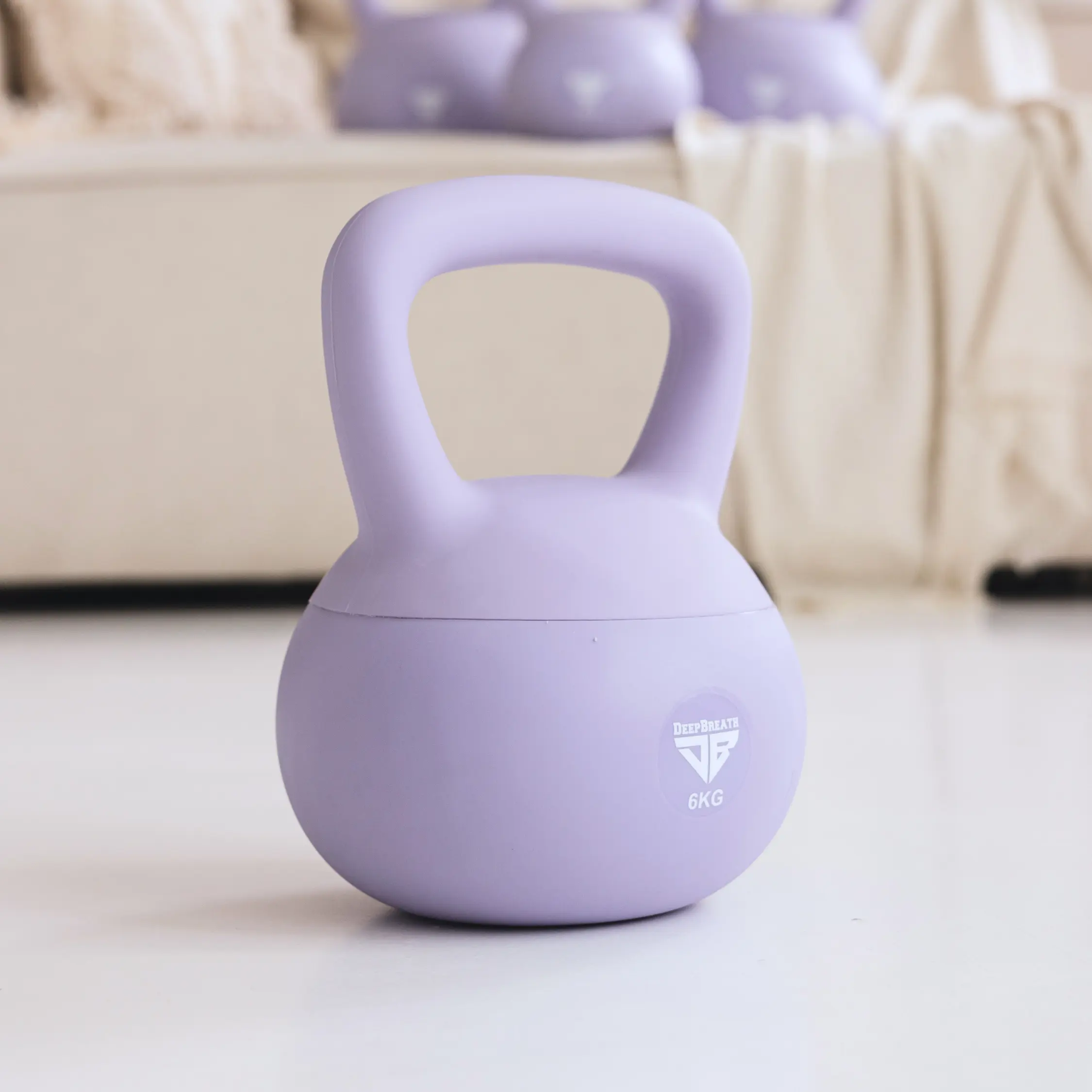 Kettlebell miękki - Purple - Deep Breath