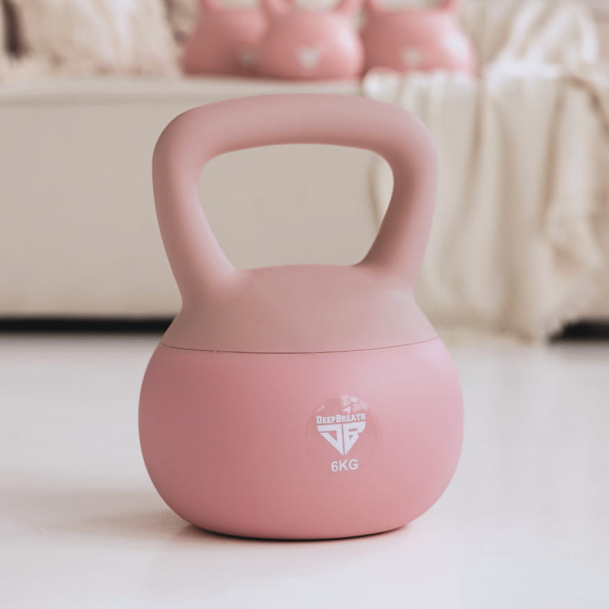 Kettlebell miękki - Pink (8-10kg) - Deep Breath