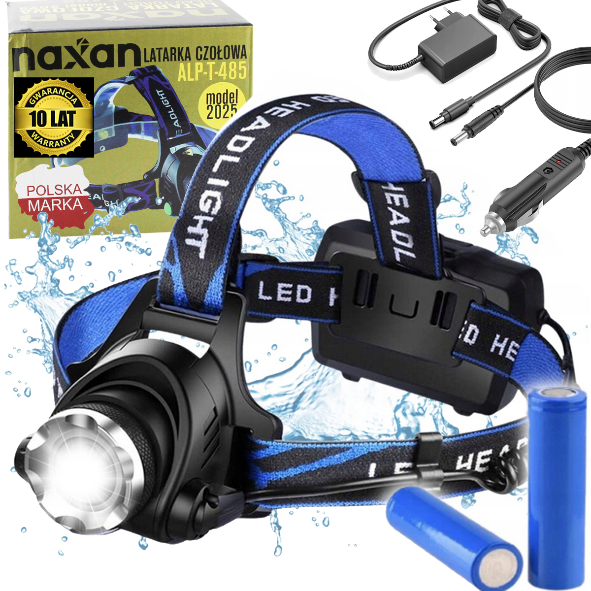 NAXAN Latarka czołowa T6 ALP-T-428 - Henryx24