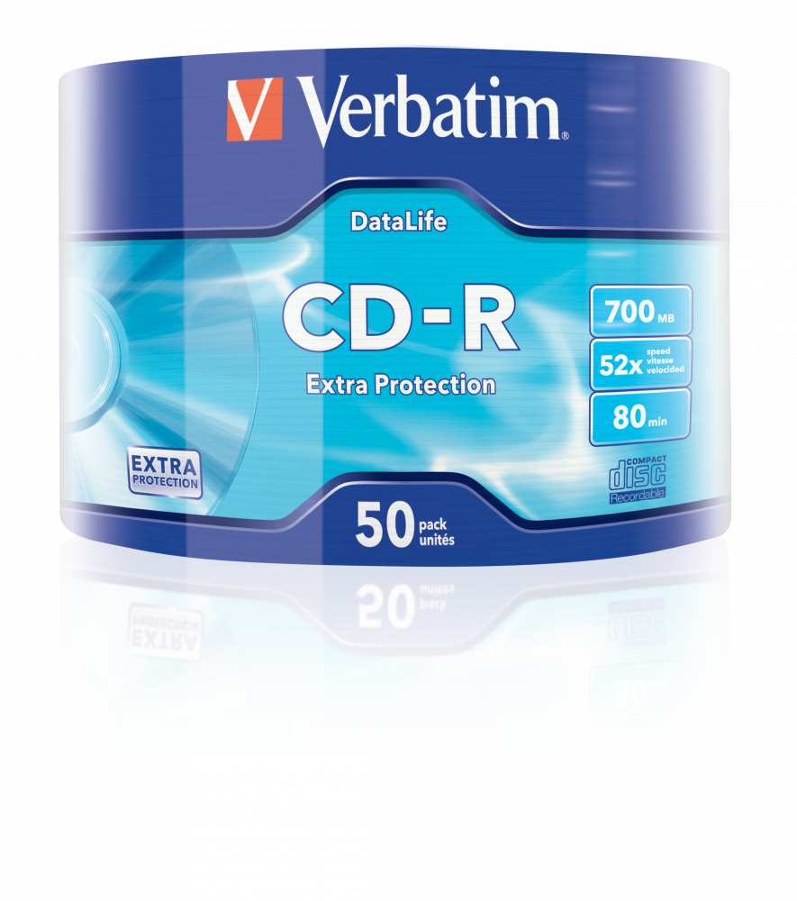 Verbatim CD-R x52 700MB EP s-50 43787 Extra Protection - Henryx24