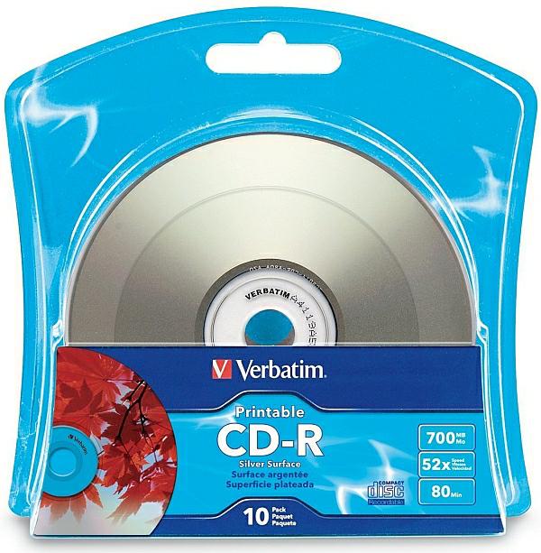 Verbatim CD-R x52 700MB PRINT S s-10 96933 SILVER - Henryx24