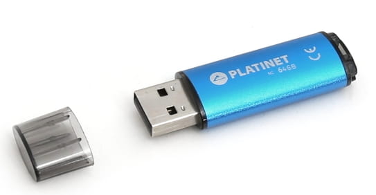 PLATINET USB Pendrive 64GB X-Depo BLUE bez opakowania 43611 PMFE64BL - Henryx24