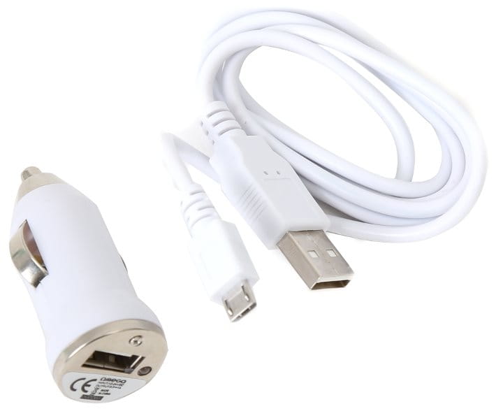 OMEGA Ładowarka USB sam 1A 42548 +kabel mikro USB - Henryx24
