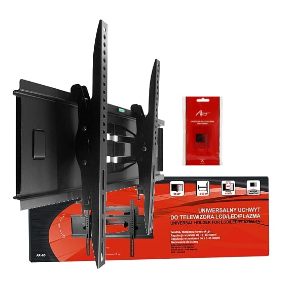 ART Uchwyt TV 32"-80" 60kg AR-65 regulacja pion/poziom - Henryx24