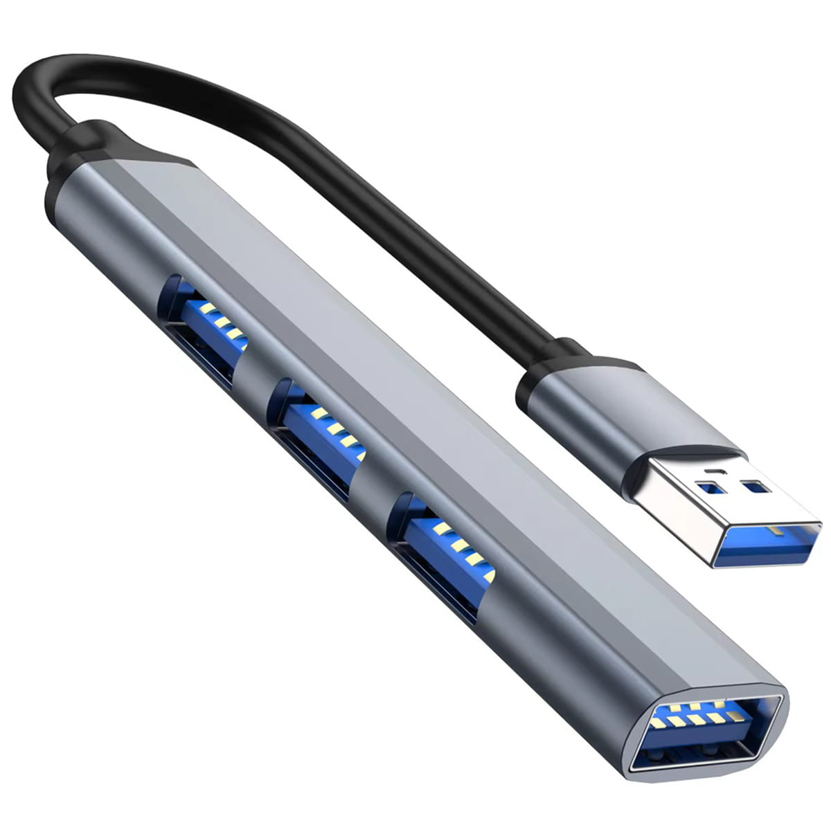 HUB USB 1x3.0 + 3xUSB 2.0 AK340 slim - Henryx24
