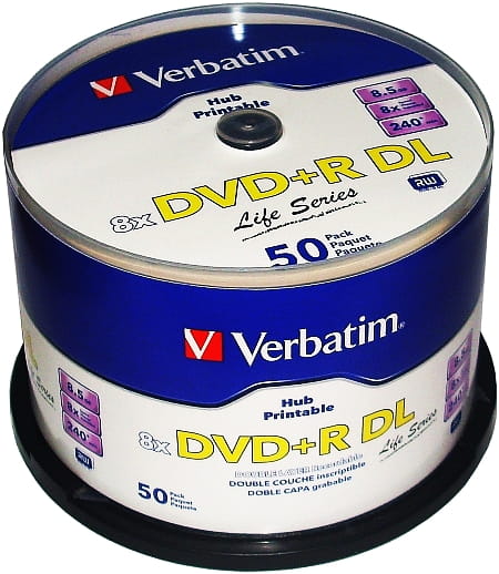 Verbatim DVD+R DL x8 8,5GB PRINT FF c-50 97693 - Henryx24