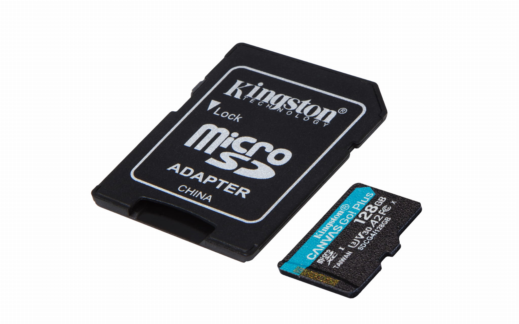 KINGSTON Micro SDXC 128GB SDCG4/128GB 160/200Mb A2 U3 V30 CANVAS GO PLUS - Henryx24
