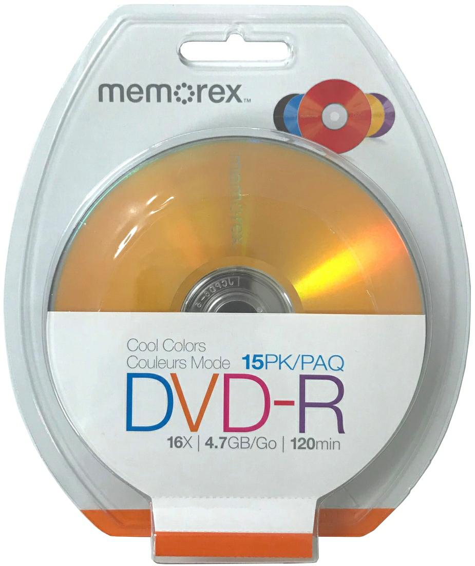 MEMOREX DVD-R x16 4,7GB s-15 kolor - Henryx24