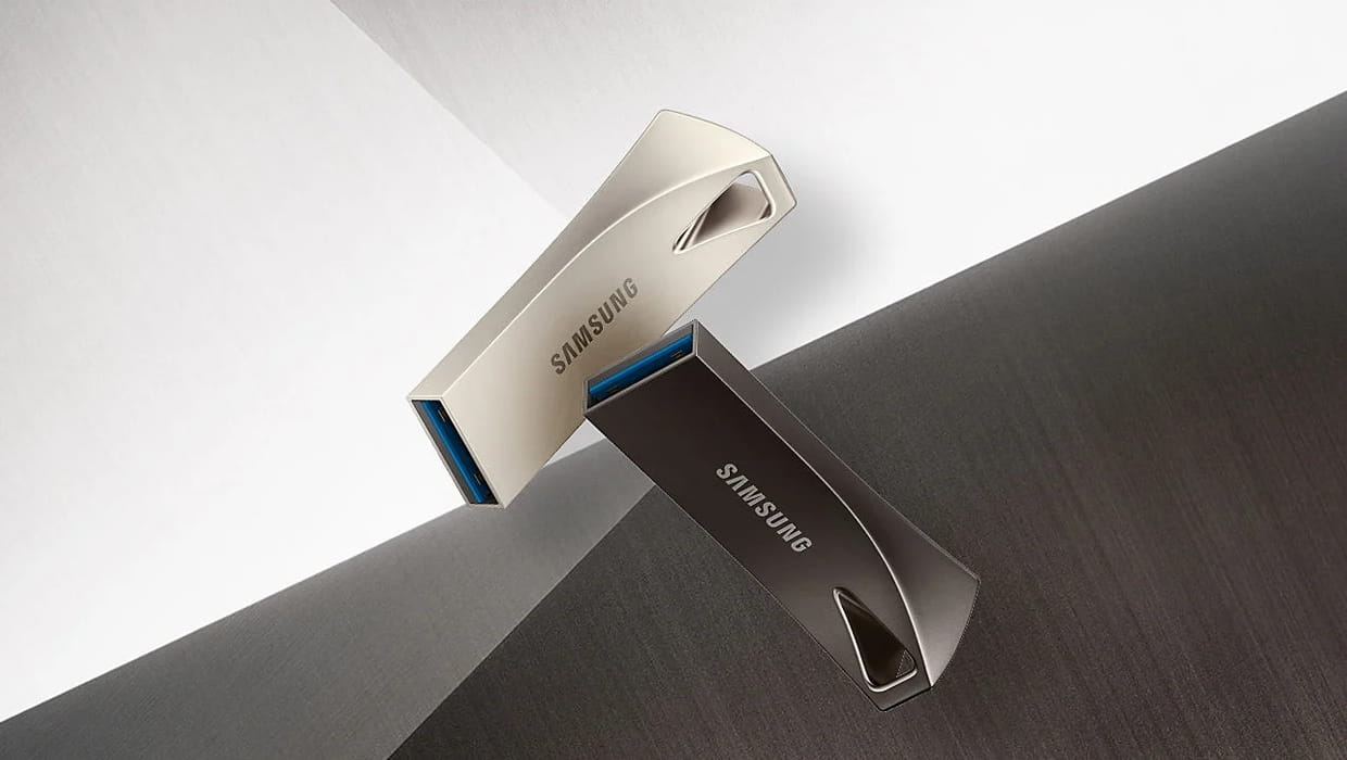 Samsung USB 3.1 Pendrive 128GB BAR PLUS MUF-128BE3/APC 400/60 SILVER - Henryx24