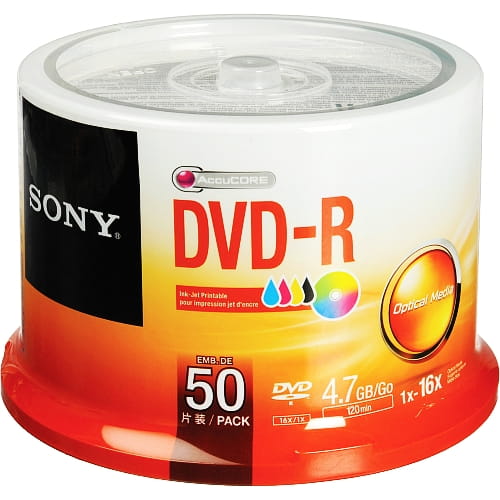 SONY DVD-R x16 4,7GB PRINT c-50 - Henryx24