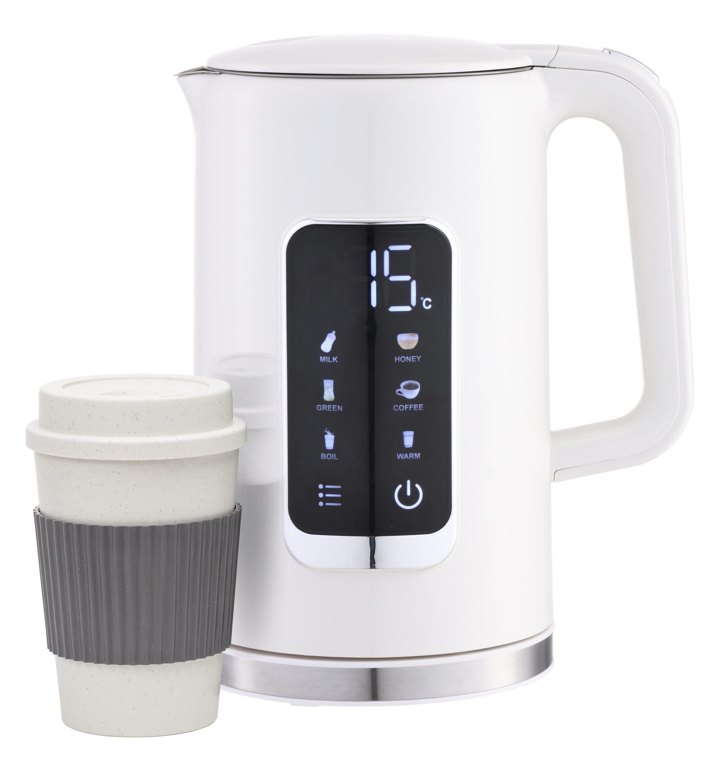 PLATINET Czajnik 1,7l + kubek 45980 biały PEKR723W - Henryx24