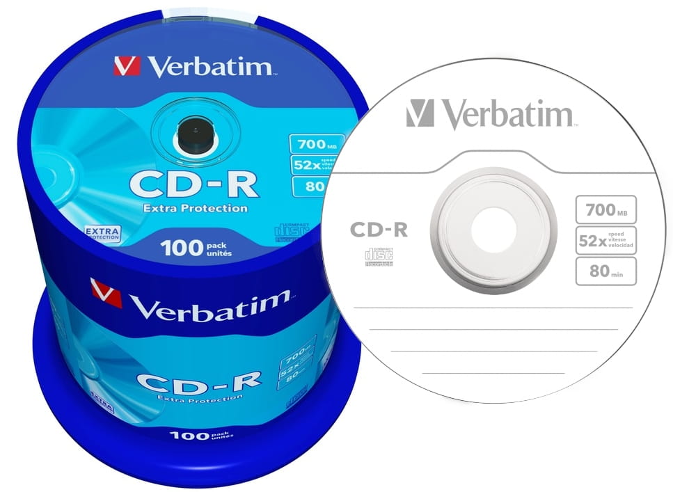 Verbatim CD-R x52 700MB EP c-100 43411 Extra Protection - Henryx24