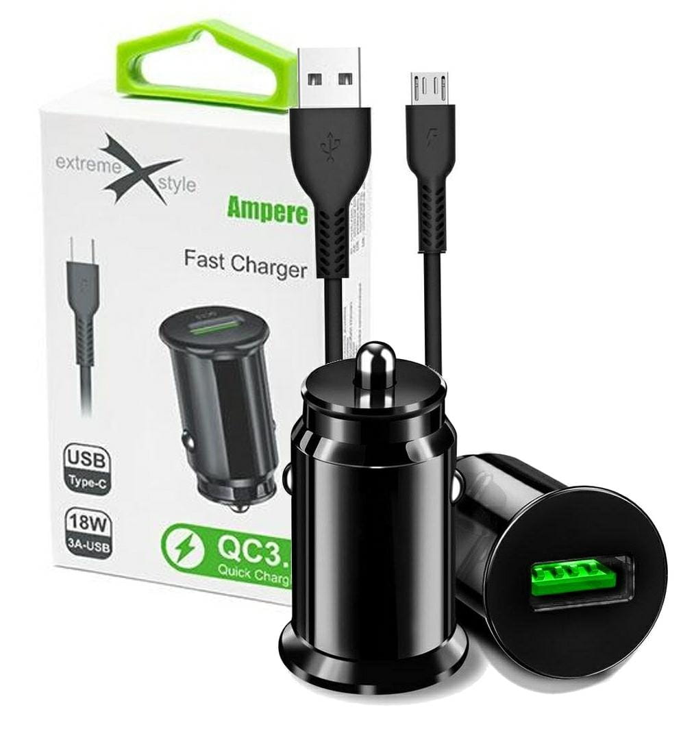 AMPERE Ładowarka sam QC 18W 3A micro USB ACCU3QC30B+CM - Henryx24