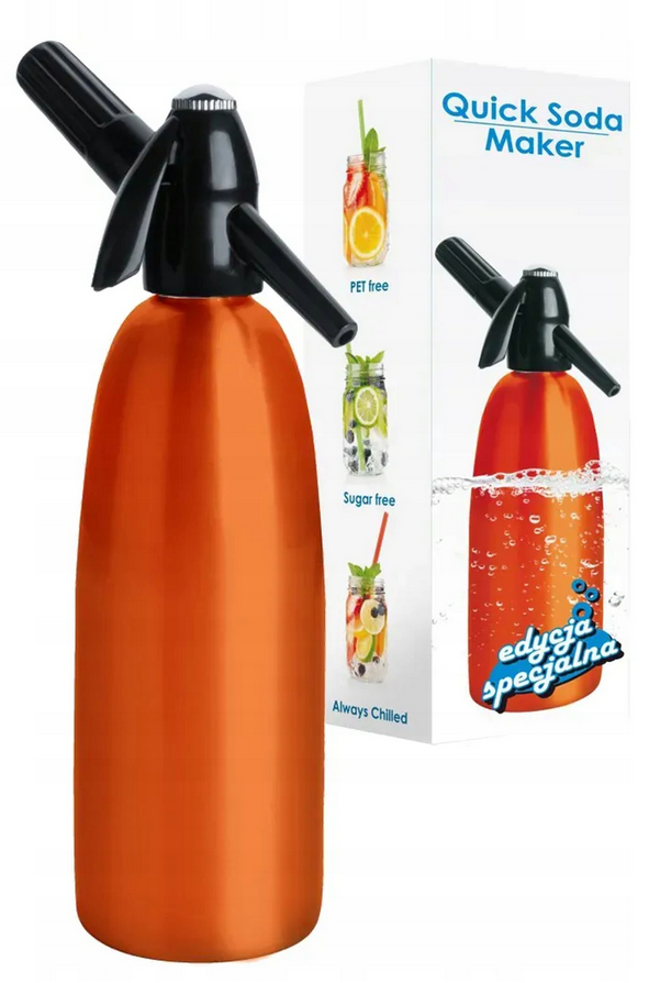 ART Saturator 1L QUICK SODA SA01I POMARAŃCZOWY Syfon - Henryx24