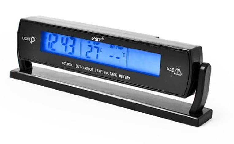 Termometr Samochodowy 3w1 AG97B +woltomierz+zegar - Henryx24