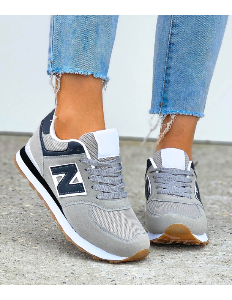 Szare Buty Sportowe Damskie New Blanced She