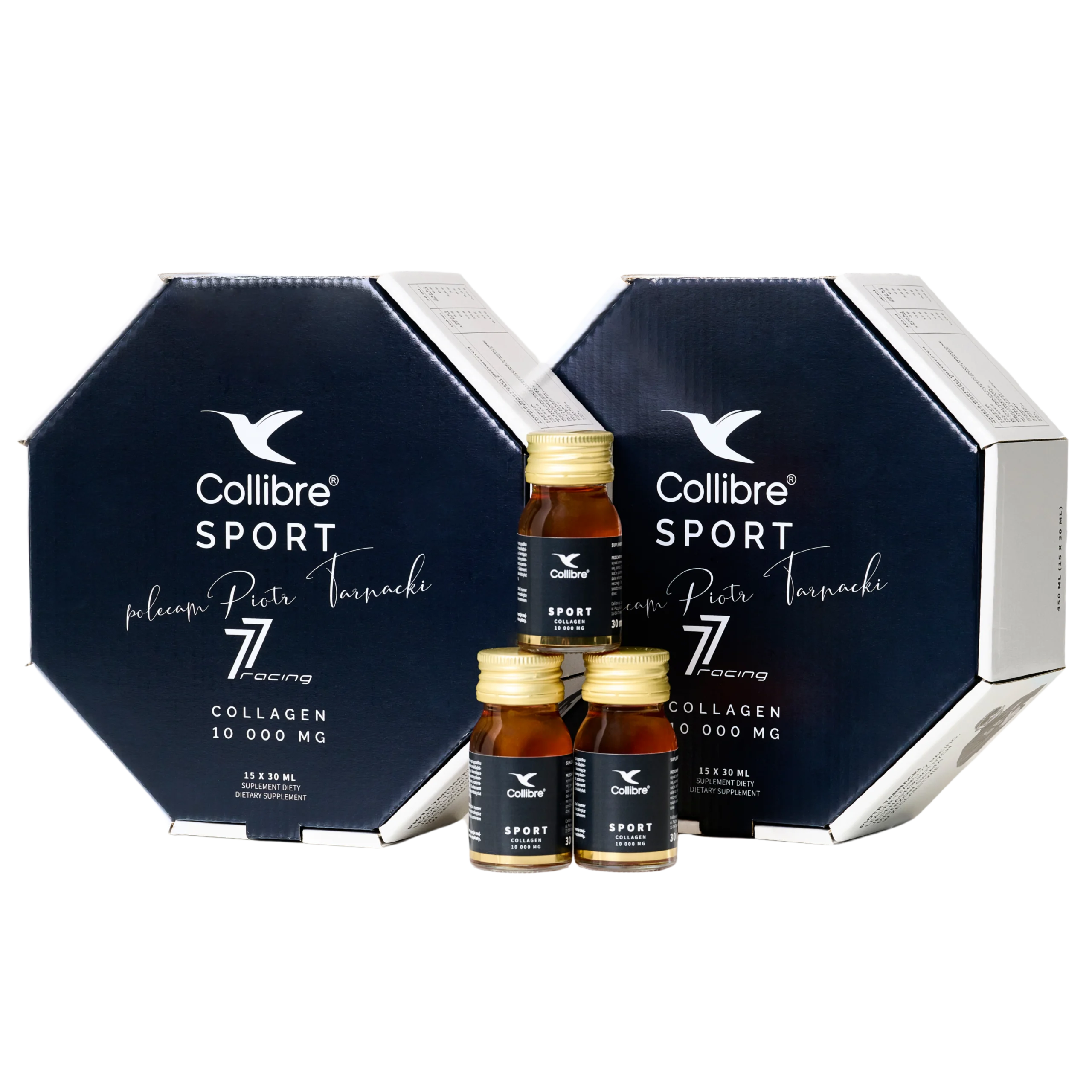 Collibre - Sport Kolagen do picia - Wsparcie sportowców, 30 butelek (Zawartość zestawu: 30 butelek x 30ml)